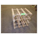 WOODEN WINE RACK 13 x 11 x 13
