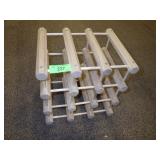 WOODEN WINE RACK 13 1/2 x 11 x 14