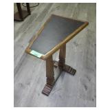 VINTAGE MCM END TABLE 22" HIGH