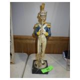 VINTAGE RESIN SOLDER ON MARBLE BASE 14"