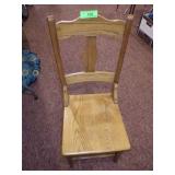 VINTAGE OAK CHILDS DESK CHAIR