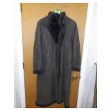 KESTILA LINED LEATHER COAT SIZE 38 (US 8/10)