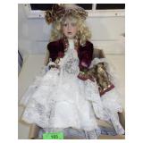 JANIS BERARD 24" PORCELAIN DOLL 0359/1000 **NO >>>