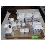 **NO SHIPPING** VTG. SPICE SET CANISTER SET PCS.>>