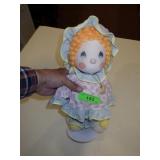 APPLAUSE PRECIOUS MOMENTS PEGGY CLOWN DOLL 15"