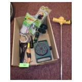 SPRINKLERS, FERTILIZER, PLANT MARKERS, ETC