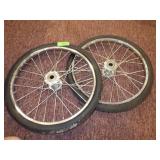 (2)  20 x 1.75 CART WHEELS