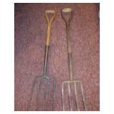 2 PITCH FORKS