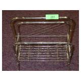 MCM BRASS PLATED MAGAZINE HOLDER