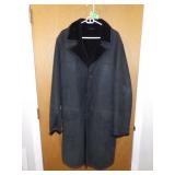 CERRUTI 1881 LINED LEATHER COAT MEN
