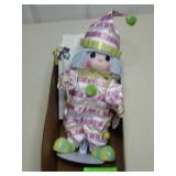 PRECIOUS MOMENTS STRIPES THE CLOWN DOLL 1964/5000
