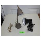 CLAMP ON LIGHT, MCM METAL DESK LIGHT