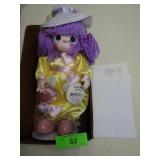 PRECIOUS MOMENTS HEARTS THE CLOWN DOLL 2589 / 5000