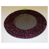 GLASS TILED MIRROR  20"