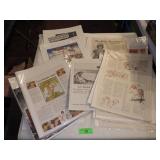 ASST. VINTAGE MAGAZINE PAGES READY TO FRAME
