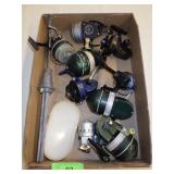 ASST. FISHING REELS , AJON LEAD ANCHOR / DRAG ?
