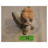 PRECIOUS MOMENTS SKUNK FIGURINE 5 1/2"