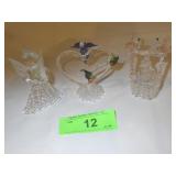 VINTAGE SPUN GLASS FIGURINES