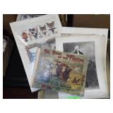 VTG BOOK OF THE FARM, LITTLE RED HEN PAPER DOLLS>>
