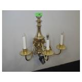 NEW NULCO BRASS SCONCE LIGHT