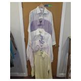 ASST. MENS DRESS SHIRTS (4) 16 1/2 (1) LG >>>>>>>>