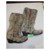 VINTAGE DIADORA NEVE FUR BOOTS SIZE 36 (US 5 1/2)
