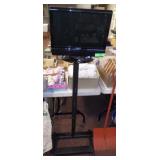 INVU TV/DVD PLAYER ON STAND -TURNS ON