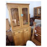 VTG STEPBACK CUPBOARD (2 PCS.) ***BRING HELP**>>>>