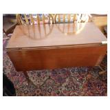VINTAGE DROP LEAF TABLE 42" x 19 W/ 14" DROP SIDES