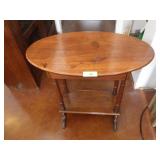 VINTAGE LAMP TABLE W/ DRAWER  29 1/2 x 17 x 28