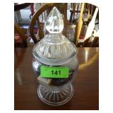VINTAGE TIFFIN GLASS? APOTHECARY / CANDY JAR>>>>