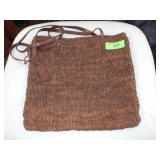 ENZO ANGIOLINI BRAIDED LEATHER PURSE