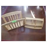 WOODEN MAGAZINE HOLDER & DESK ORGANIZER