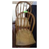 PR. OF VINTAGE BOW BACK CHAIRS