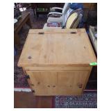 HANDMADE FLIP TOP DESK / CABINET 30 x 24 x 33