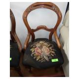 VINTAGE NEEDLEPOINT CHAIR