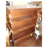 VINTAGE JOHN COLBY SOLID CHERRY BOOKSHELF >>>>