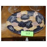 ETCHED FISH CLAY? DISH