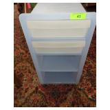 STORAGE CABINET W/ DRAWERS 14 x 13 x 25