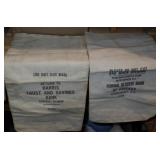 VINTAGE CHICAGO CANVAS BANK BAGS
