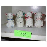 VINTAGE SHAWNEE? COLD PAINTED SHAKERS- ELEPHANT, >
