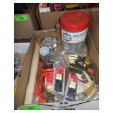 HAMMER HANDLE, TACKS, WASHERS, BOLTS, ETC