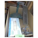 FISH STRINGER, WATER HOSE HOLDER, GLOVES, VENT>>>>