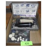 VINTAGE DREMEL TOOL (TURNS ON), ASST. ACCESSORIES