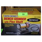 NIB BENCH GRINDER W/ FLEX SHAFT