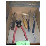 FLAME WORKING TOOL, CHISEL, AWL, GLASS NIPPER