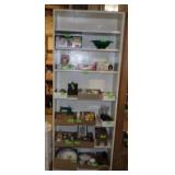 WOODEN BOOKSHELF 32 1/2" x 11" x 83"