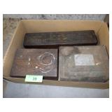 VINTAGE WOODEN DRILL BIT BOX, FILE BOX & METAL >>>