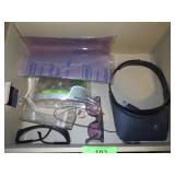 SAFETY GLASSES, JEWELERS HAT W/ LOUPE, FOLDING>>>