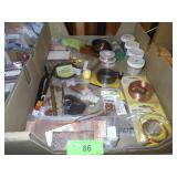 ASST. JEWELRY MAKING SUPPLIES- COPPER WIRE, BEADS>